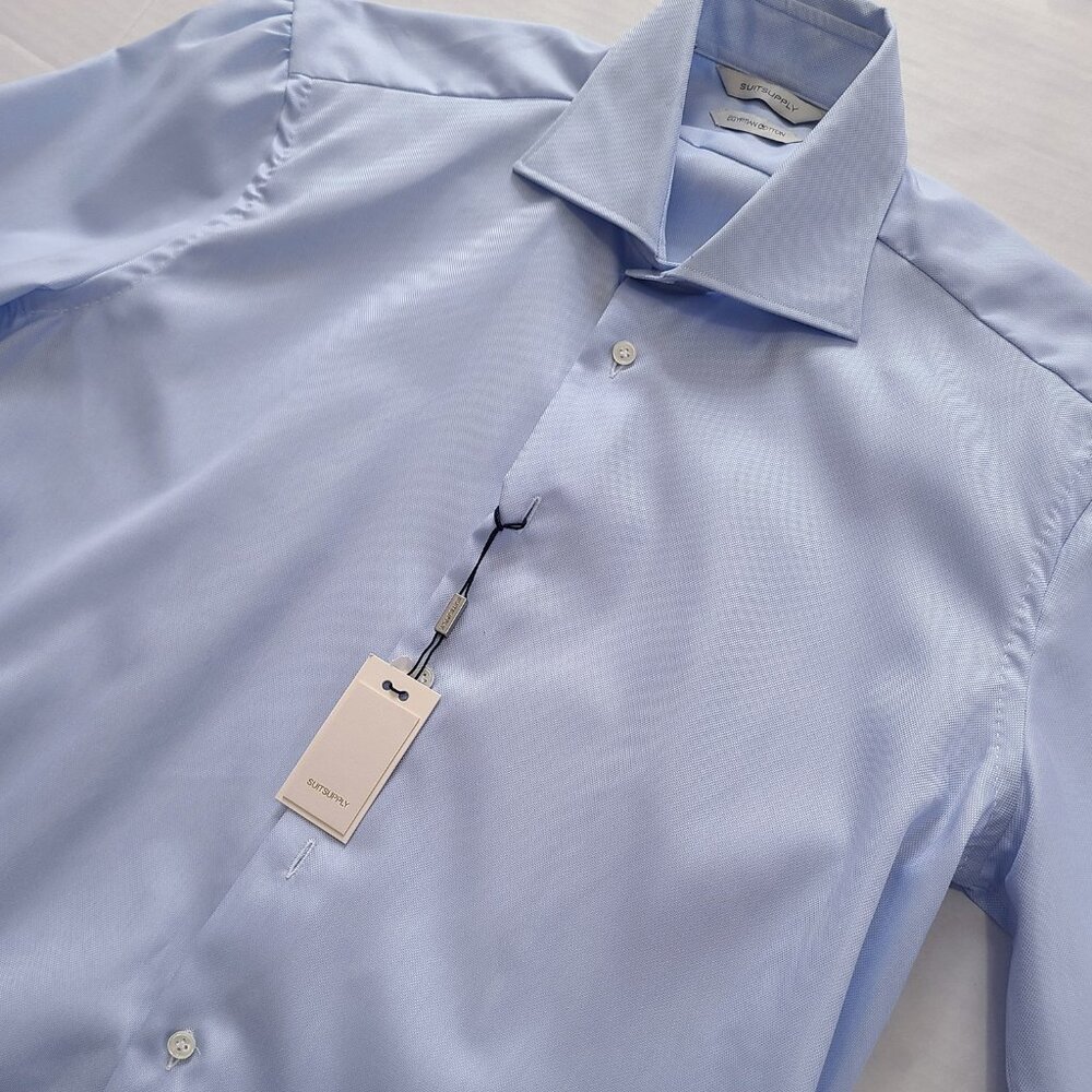Suitsupply Light Blue Casual Button Down Shirt